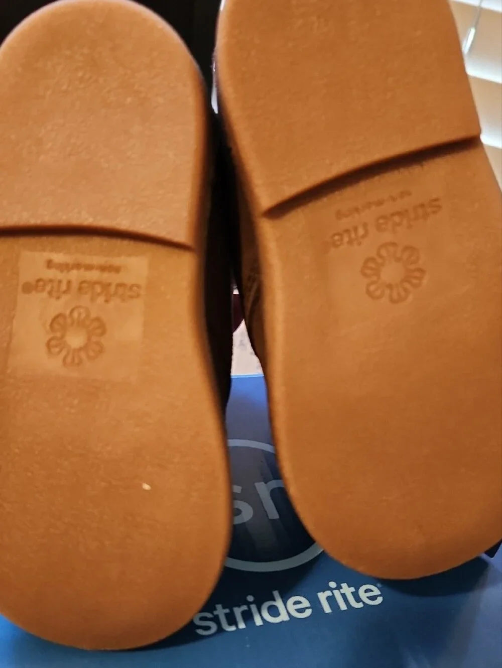 Stride Rite Brown Suede Toddler Ankle Boots with Buckle